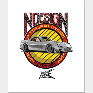 mazda rx7 fd3s Posters and Art